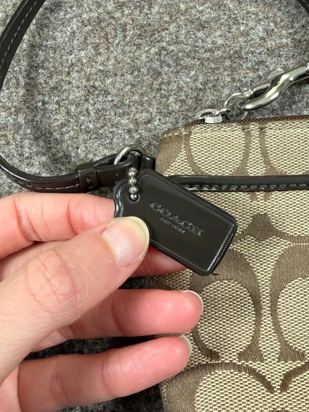 Coach this wristlet